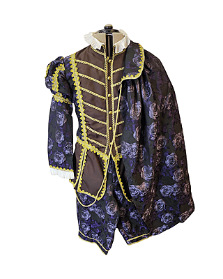 Purple Brocade 3pc Set