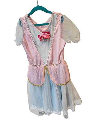 Pink and Blue Dress