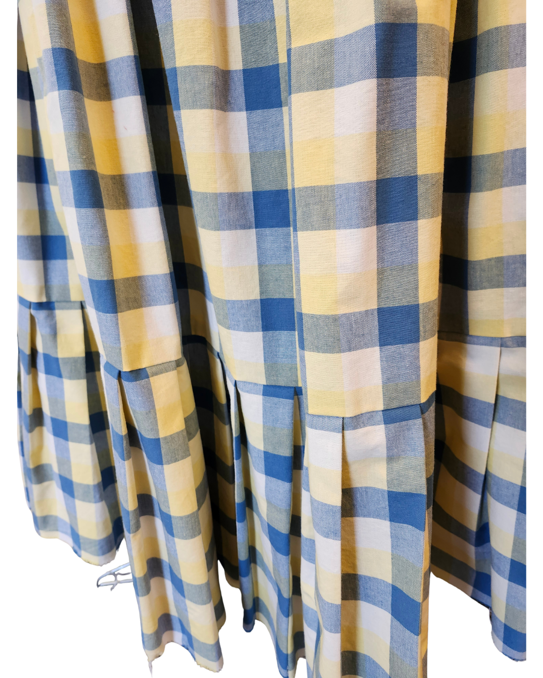 Yellow Plaid Victorian Walking Set