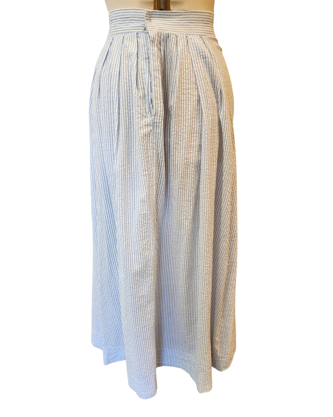 Blue Stripe Skirt