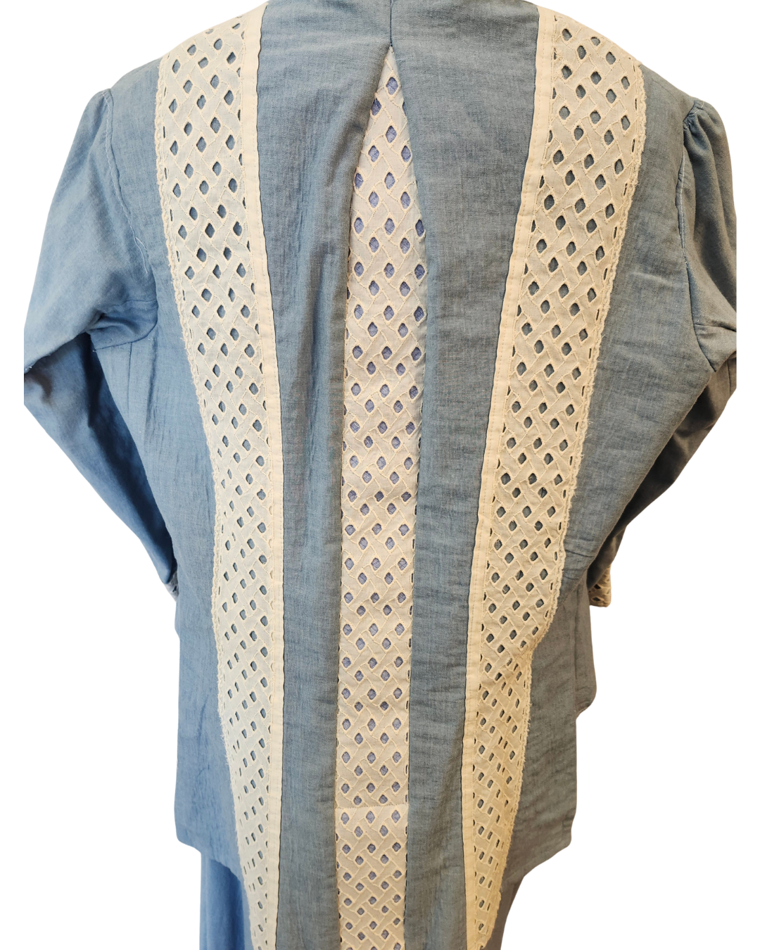 Romantic Era Denim Skirt and Bodice
