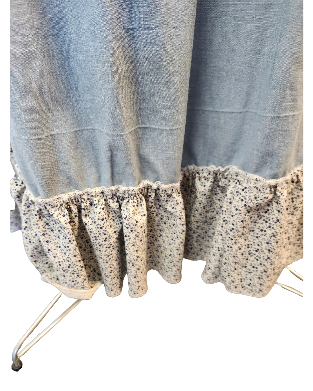 Romantic Era Denim Skirt and Bodice