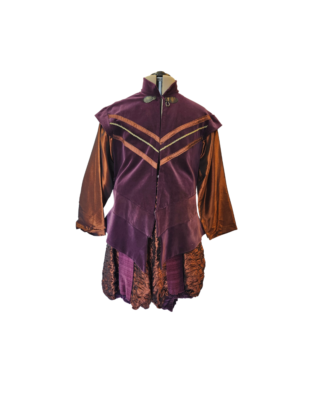 Plum and Orange Doublet Set