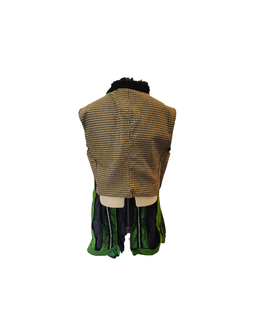 Black, Gold, and Green Doublet Set