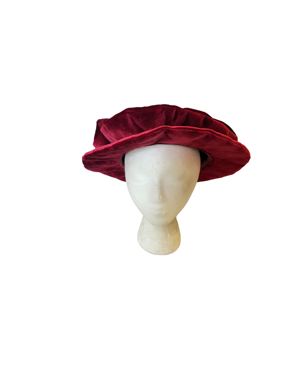 Red Velvet Tudor Hat