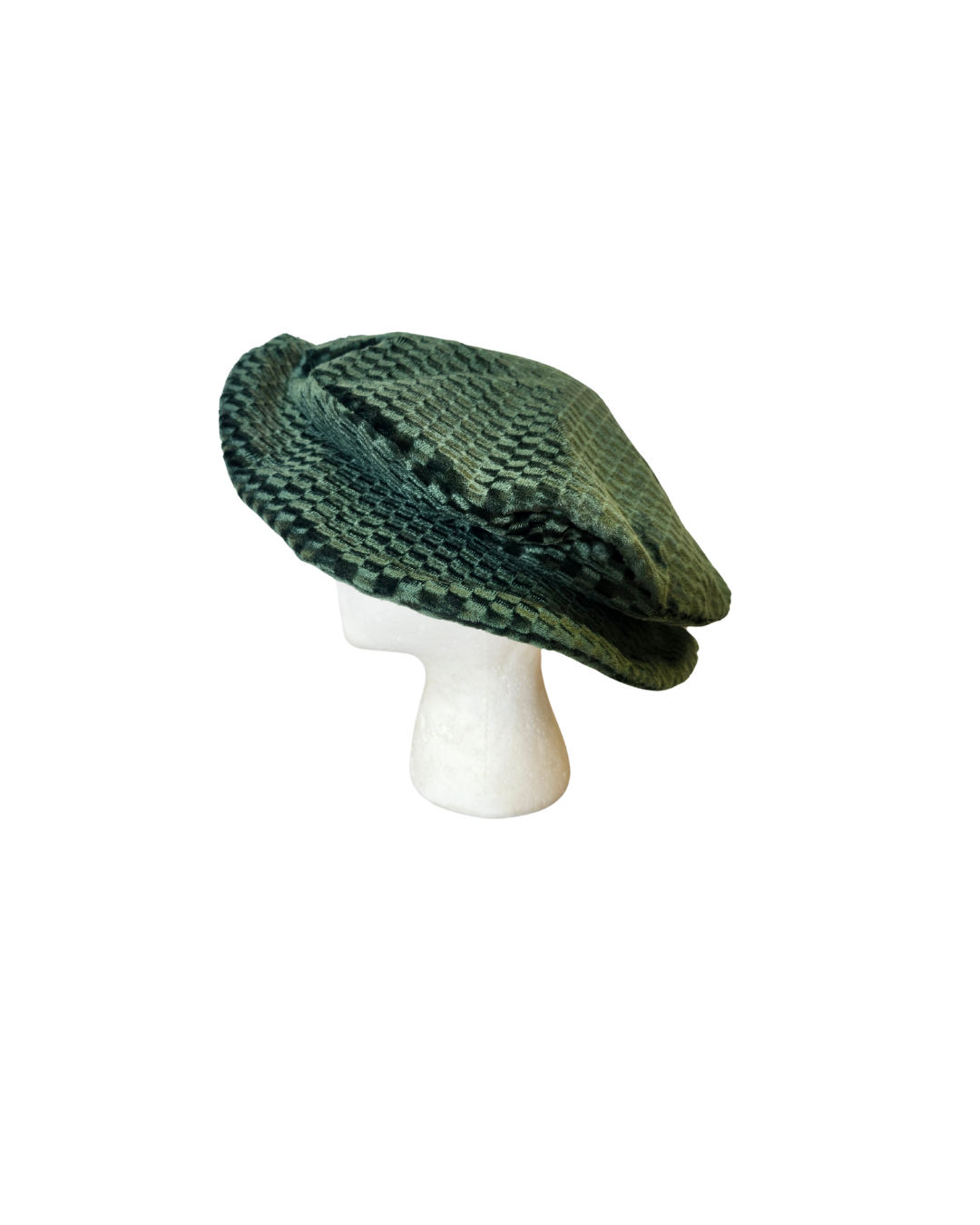 Green Velvet Hat