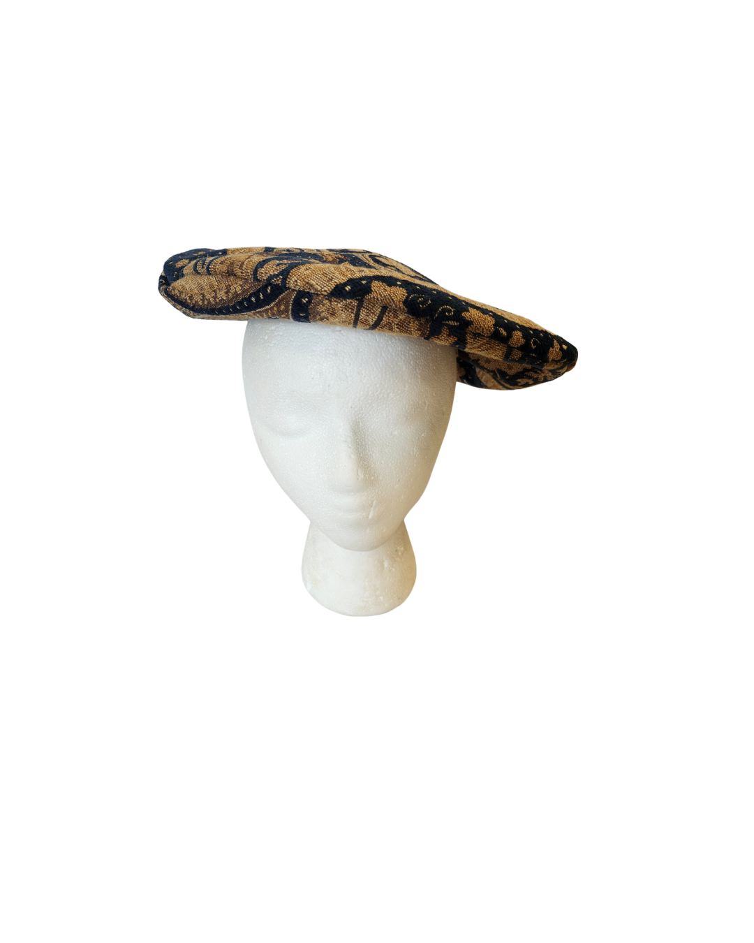 Blue and Gold Tudor Hat