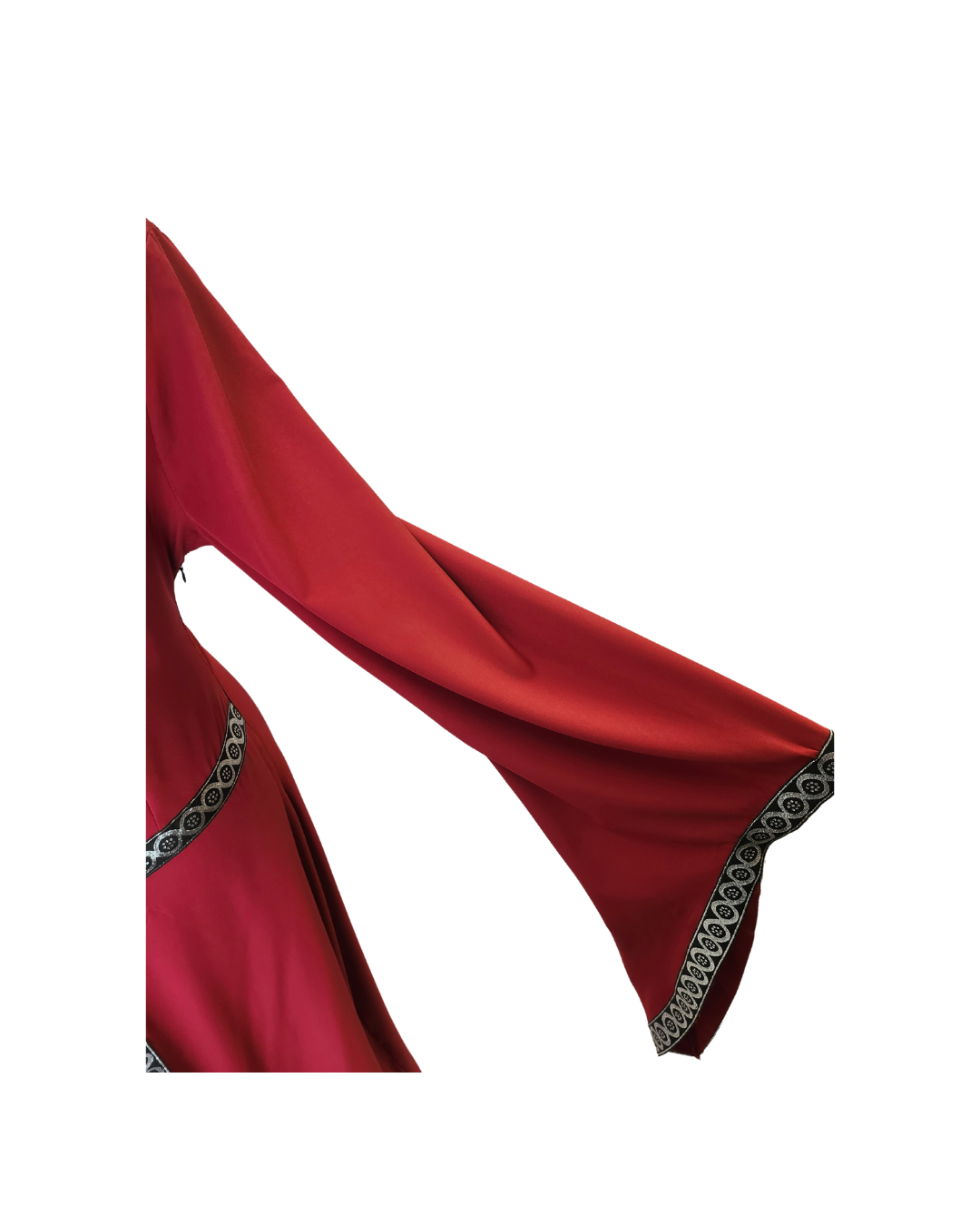 Red Dress w/Bell Sleeves