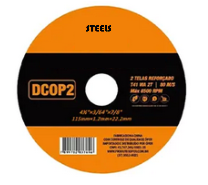 5 x 0.039 x 7/8 STEEL CUT DISC-  50 Pack
