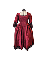 Ruby Red 18th Century Gown Ruby Red 18th Century Gown