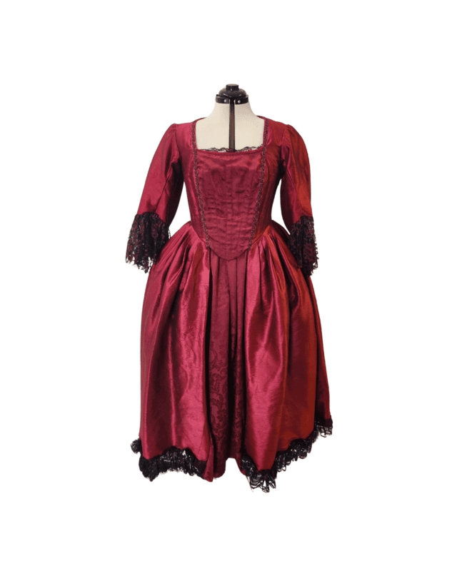 Ruby Red 18th Century Gown Ruby Red 18th Century Gown