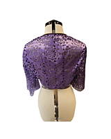 Purple Satin Bolero