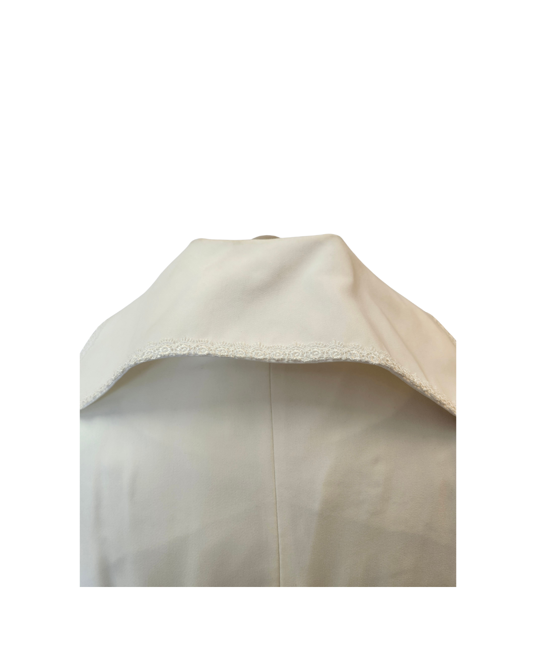 Frilly White Frock Coat
