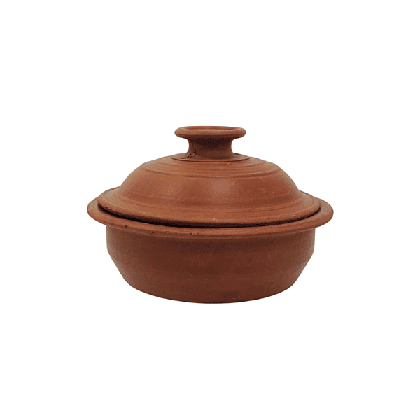 Clay Pot With Lid (S)