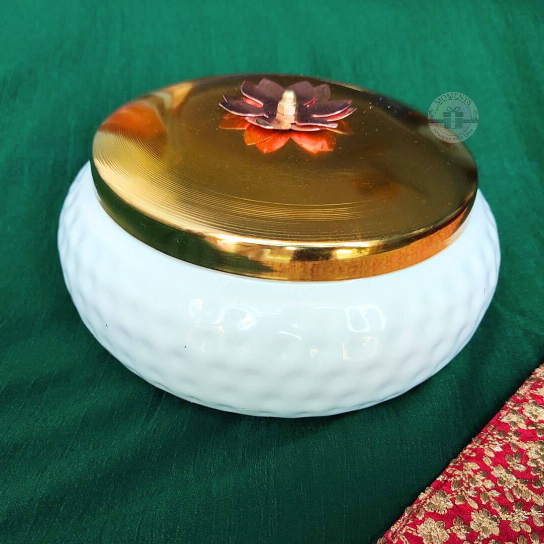 Radiant Red Lotus Jar