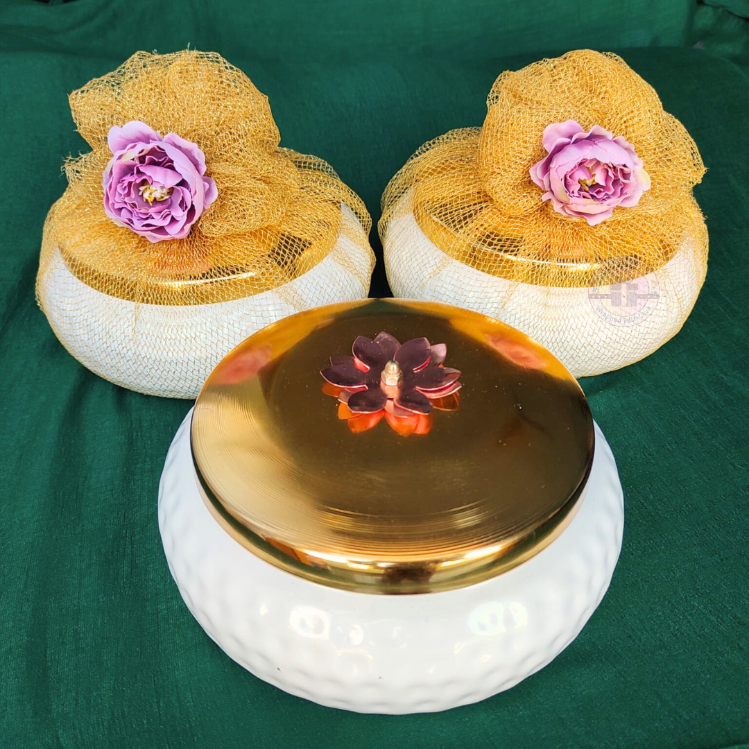 Radiant Red Lotus Jar