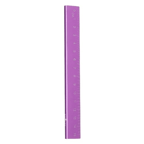 Smiggle Metallic Ruler 15cm - Purple