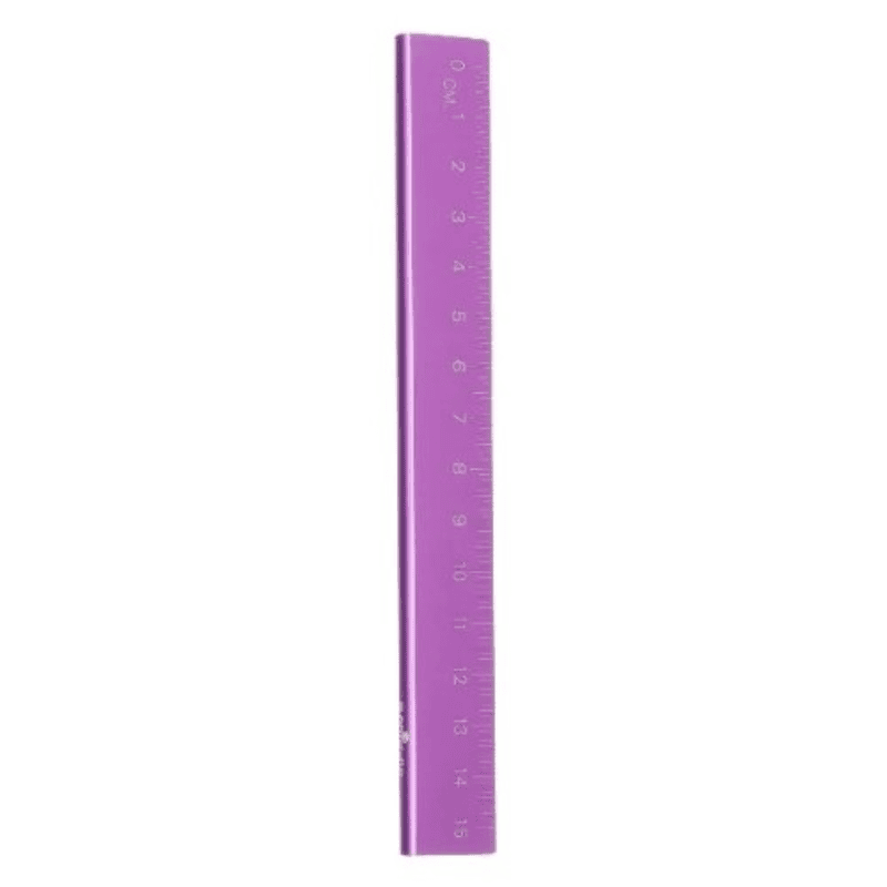 Smiggle Metallic Ruler 15cm - Purple