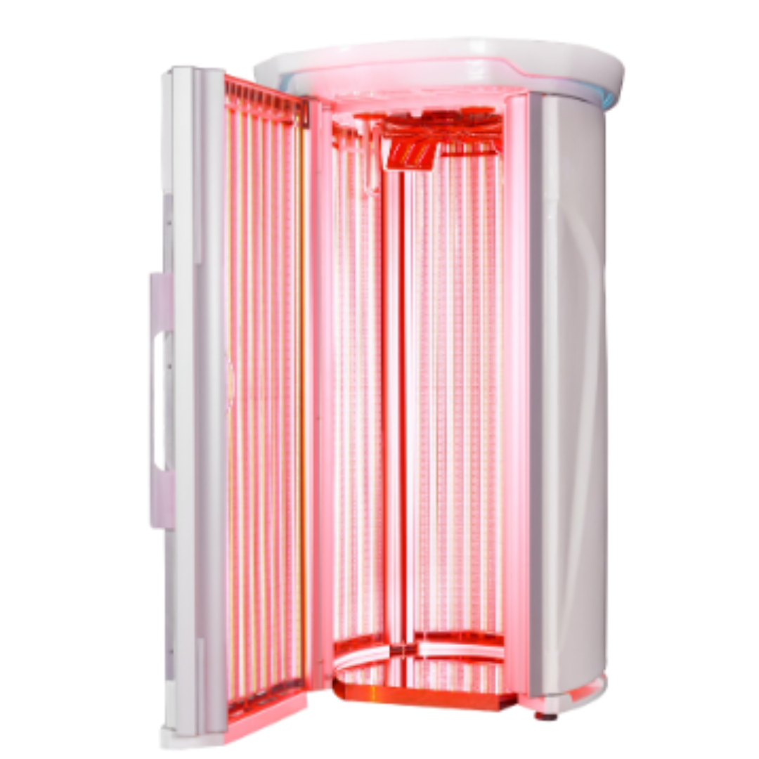 M11 Standing Red Light Therapy Cabin – Full-Body Vertical LED PDT System