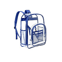 Blue Transparent Backpack
