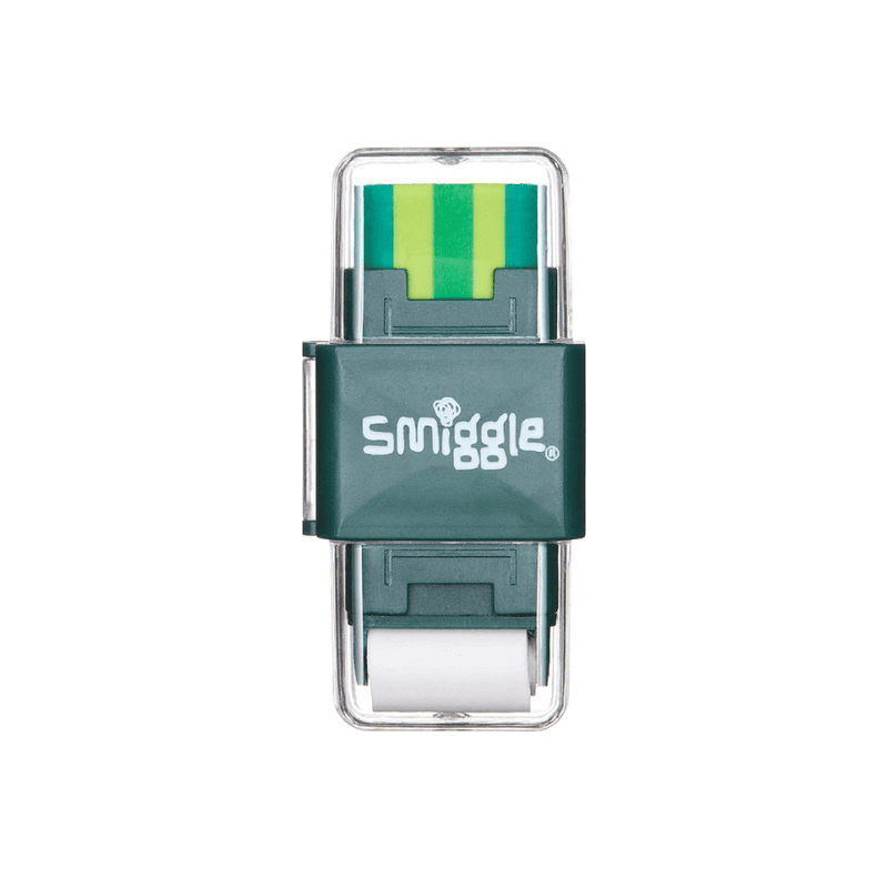 Smiggle Sharp Again Roll Eraser & Sharpener - Green