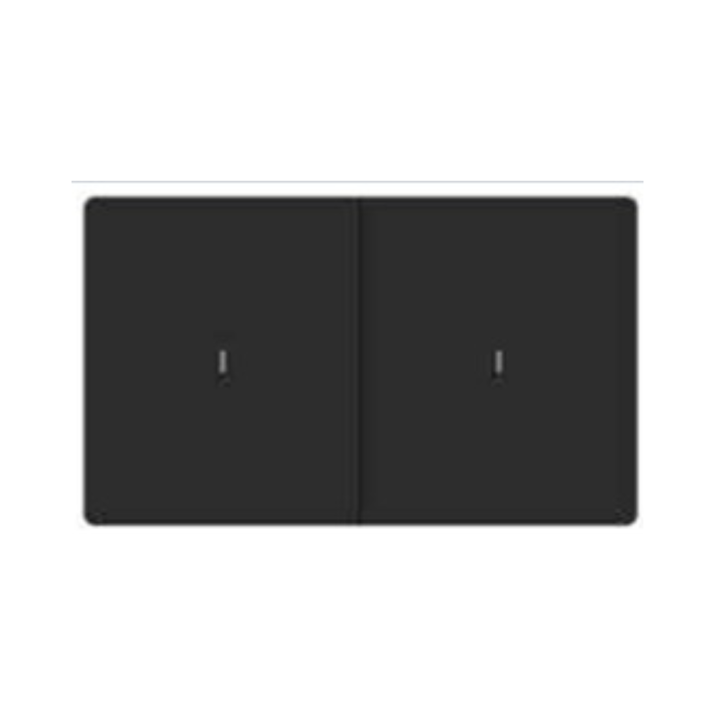 TUYA 2 Gang 1 Way ZigBee Push Switch Black