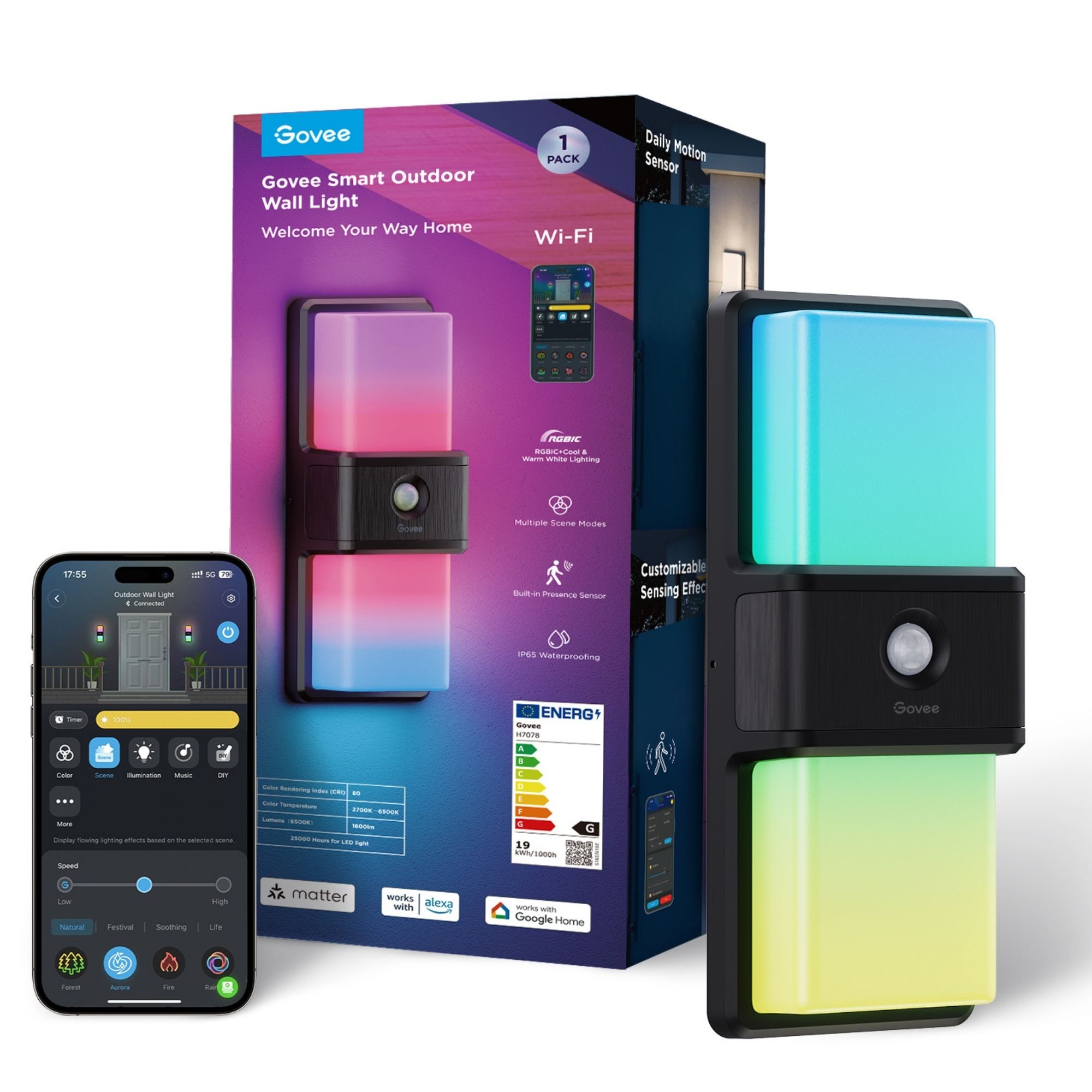 Govee Smart Outdoor Wall light