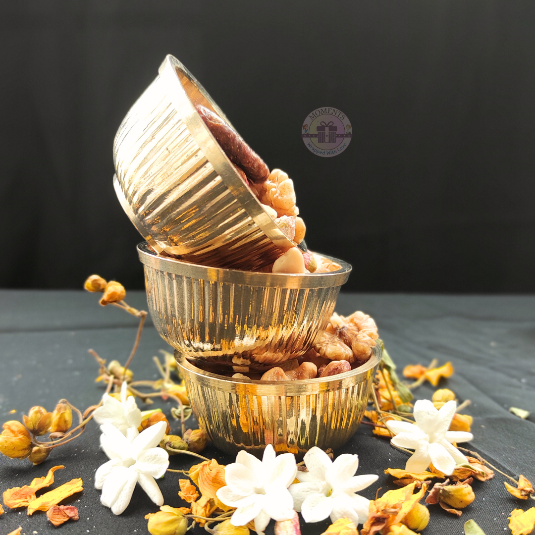 Golden Gleam Brass Bowl