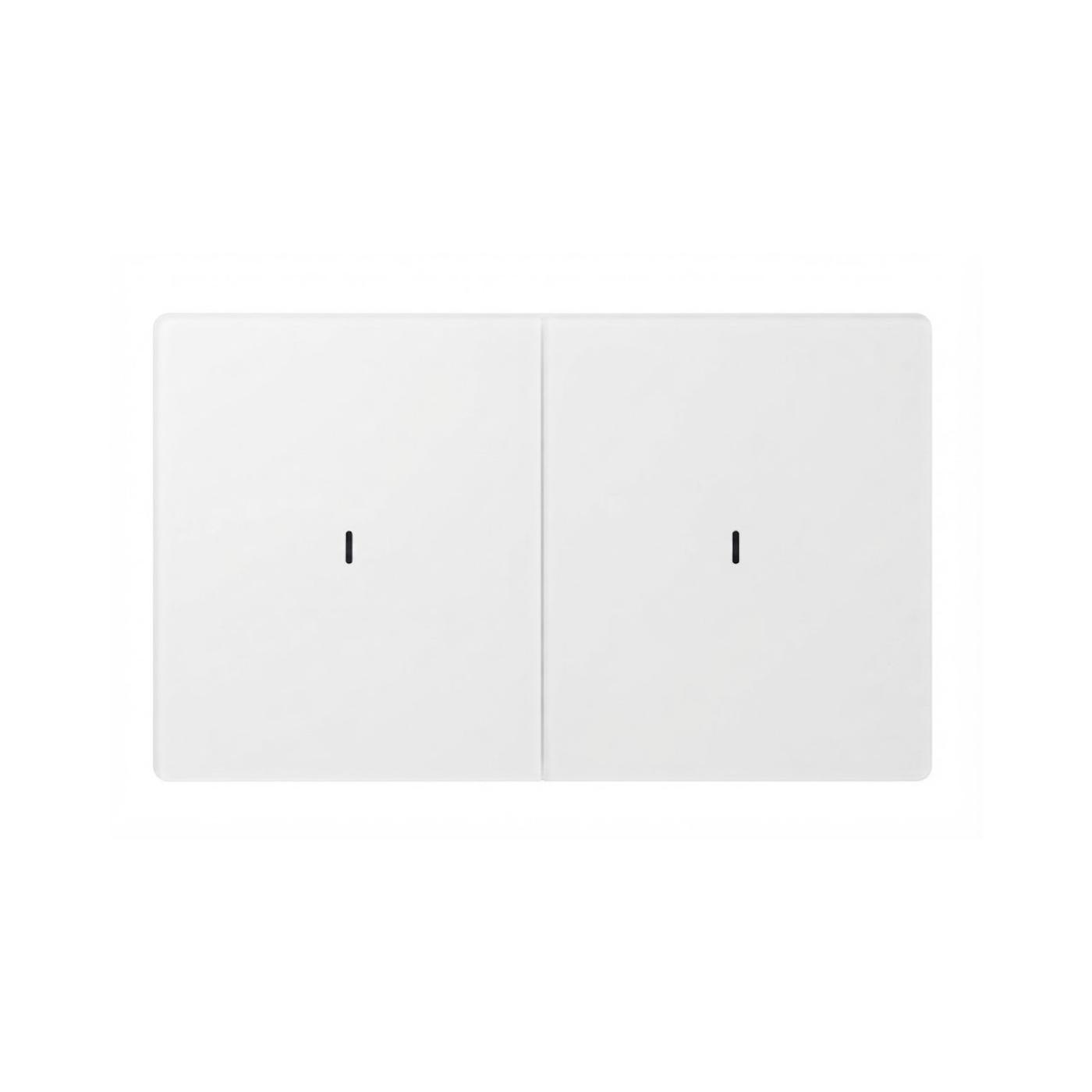 TUYA 2gang 1way Zigbee push switch white (Tuya app)