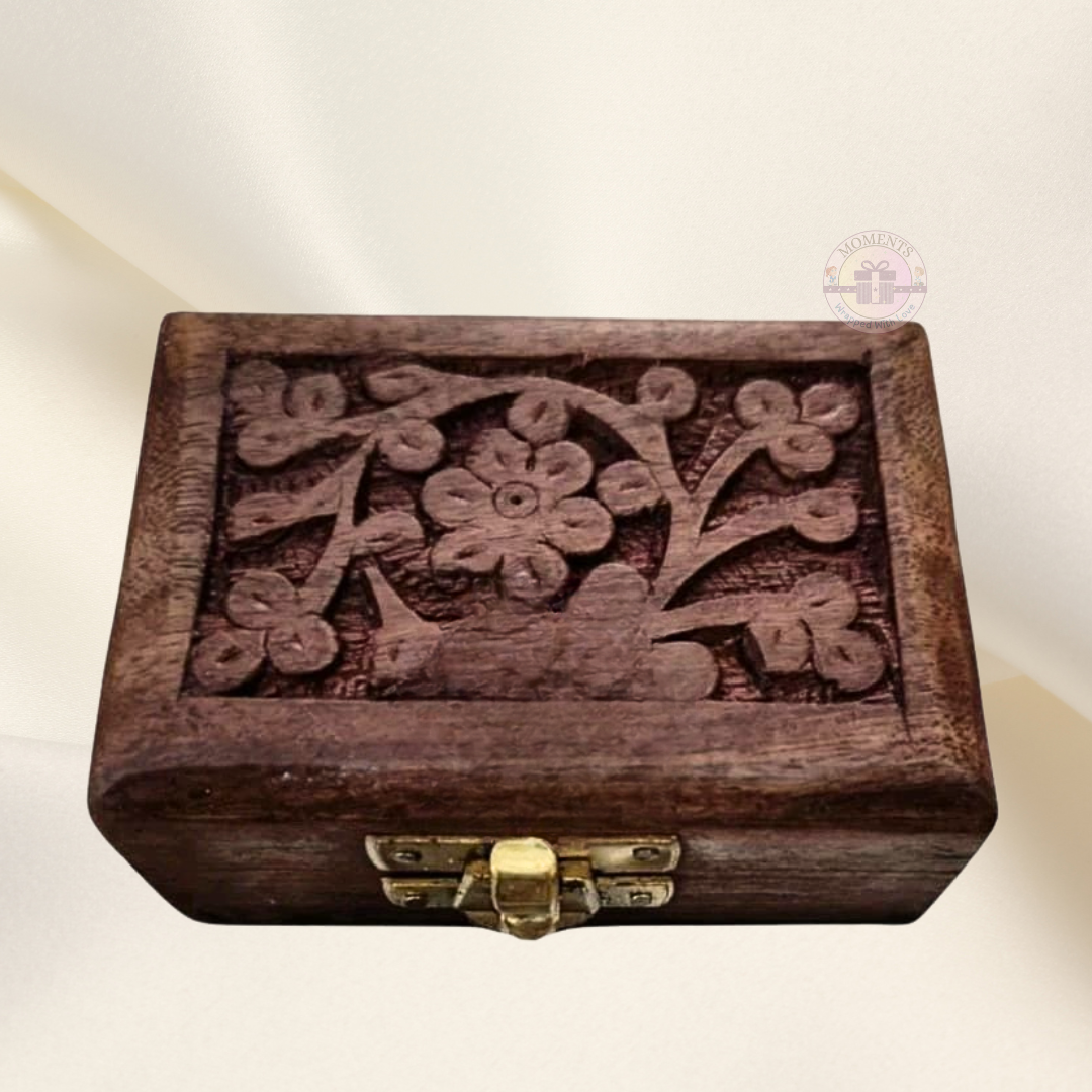 Vintage Bloom Wooden Box
