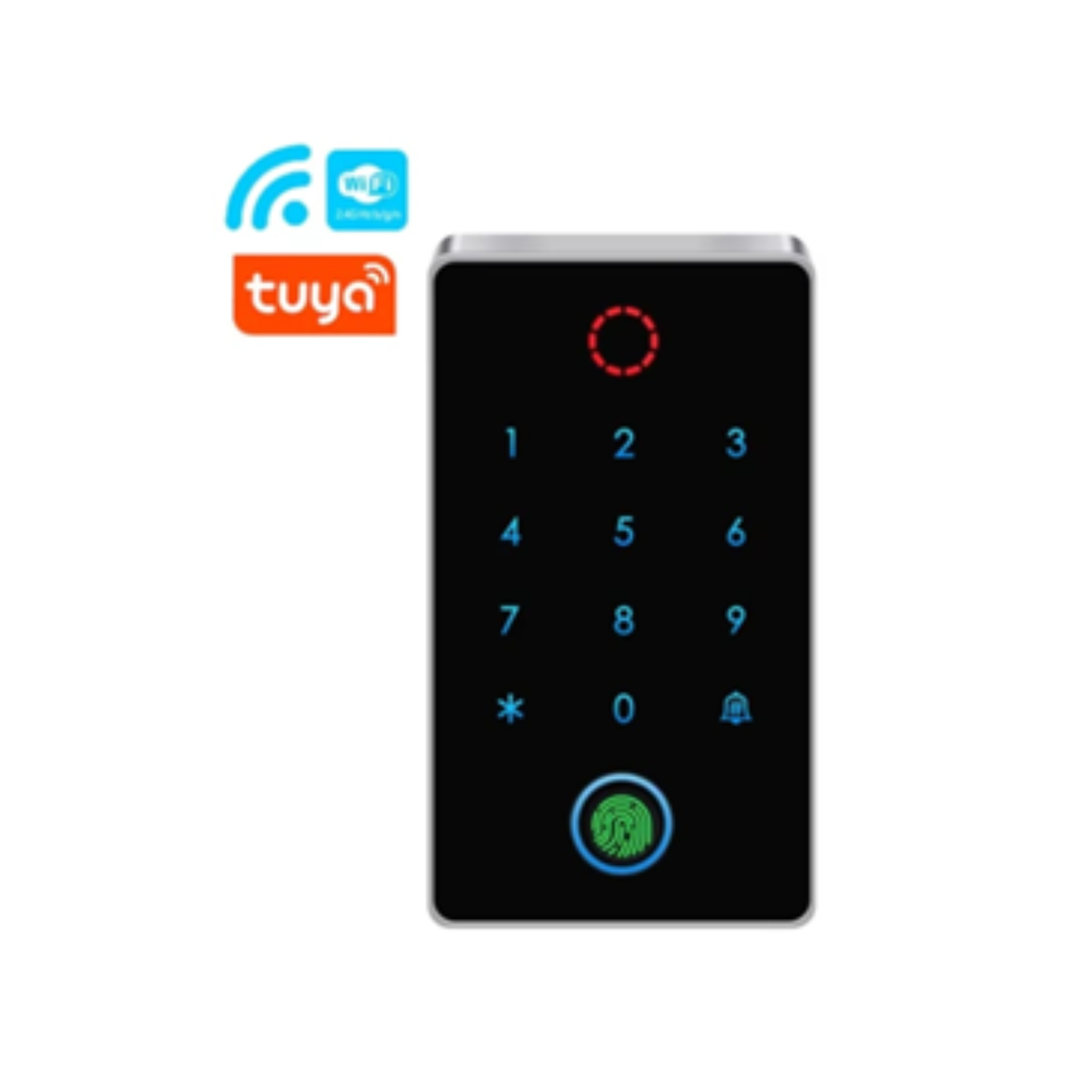 cards password fingerprint water proof ABS case tuya app wifi