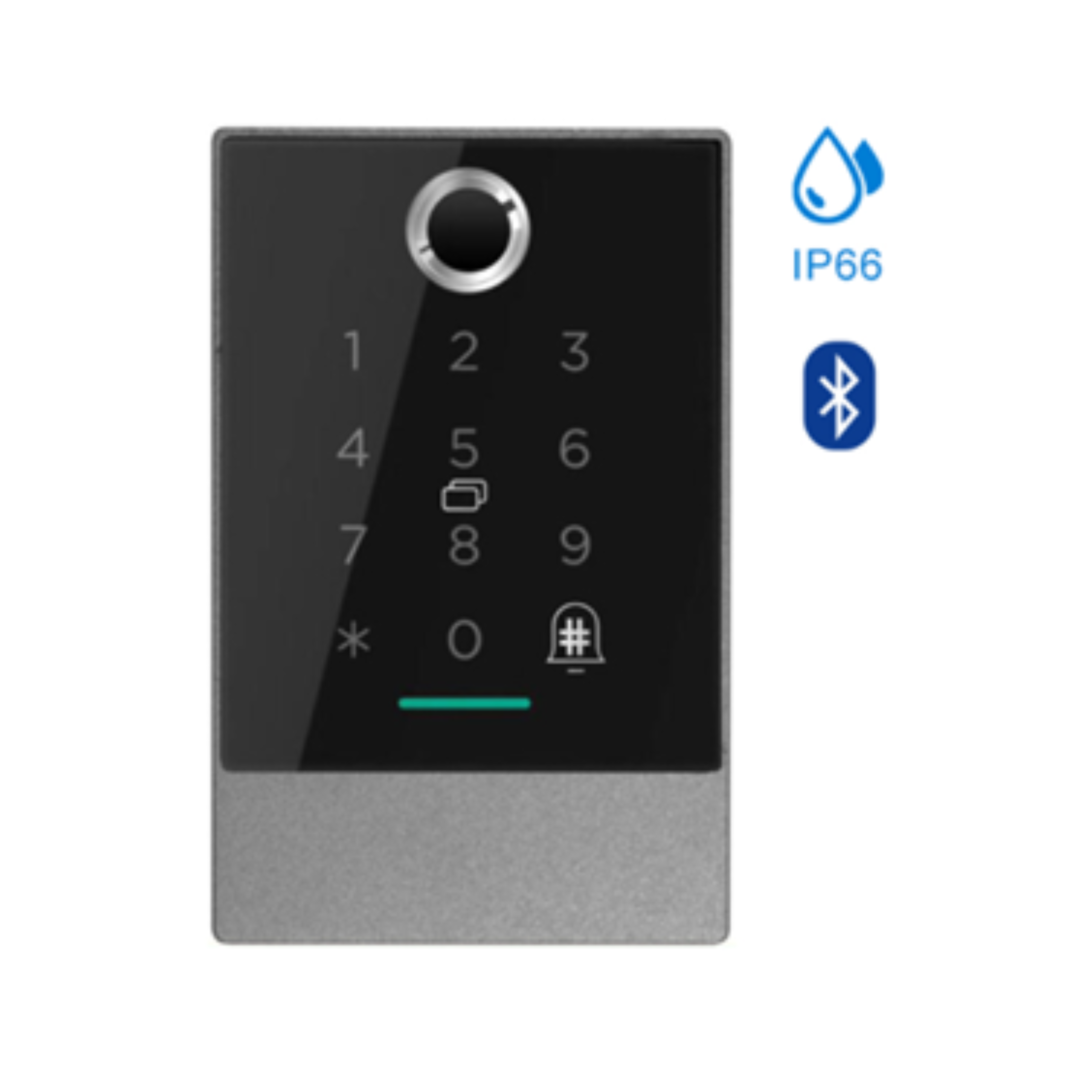 cards 13.56Mhz password fingerprint water proof ABS case TTlock app Bluetooth
