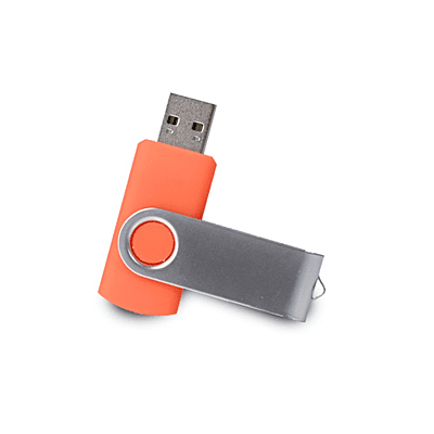 Orange Swivel USB Pendrive