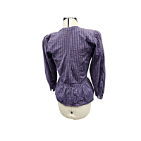 Purple Striped Blouse Purple Striped Blouse