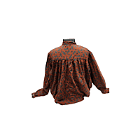 Dark Orange Paisley Print Shirt
