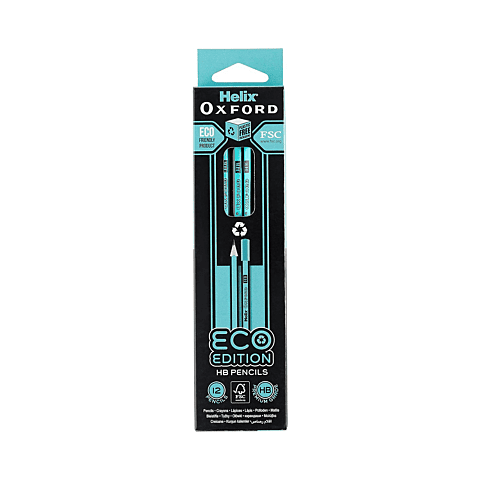Helix Oxford Eco HB Pack of 12 Pencils