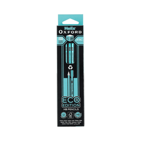 Helix Oxford Eco HB Pack of 12 Pencils