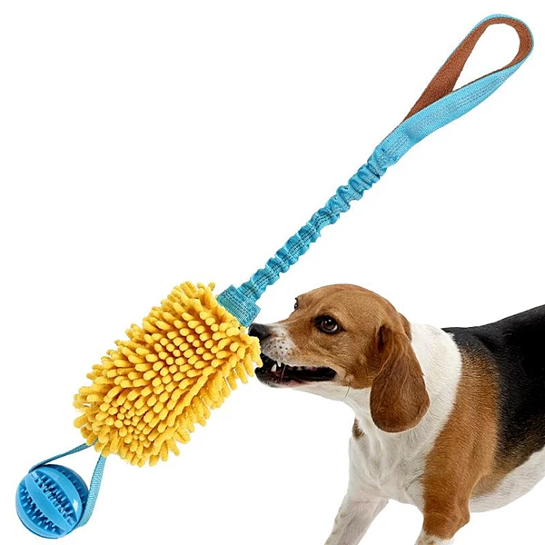 DogLemi Interactive Tug of War Toy with Chew Ball