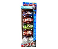 Avengers 5-in-1 Die-Cast Car Set for Kids | Metal Mini Superhero Cars Pack (Set of 5)