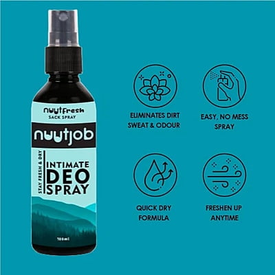 Nuutjob - Nuutfresh Intimate Sack Spray Deodorant 100ml