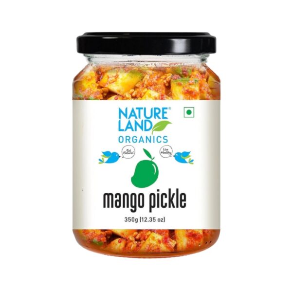 Natureland Organic Mango Pickle 350g.مخلل المانجو العضوي 350 جرام