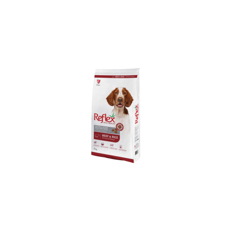 Reflex Adult Dog Food Beef Hunting & Active - 15kg