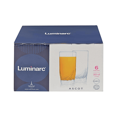 Ascot 33 CL طقم كاسات عصير لومينارك  6 كاسات