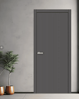 Usa de interior BLANK Graphite silk mat, 80X200 cm