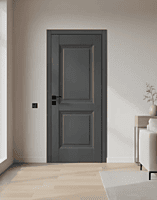 Usa de interior JYA067, MDF, 40 mm, toc reglabil, anthracite 80X200, feronerie neagra inclusa