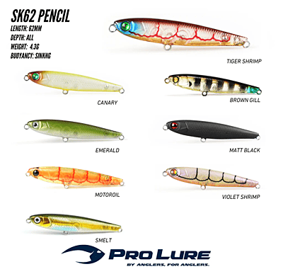 Pro Lure  SK62 Pencil 