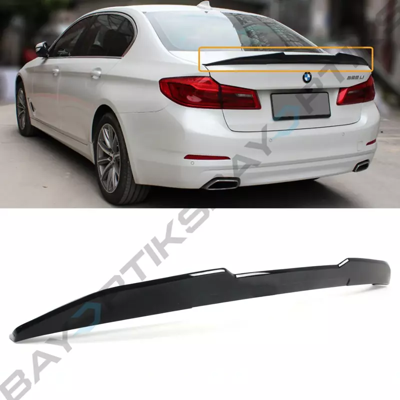 PSM Style Gloss Black Trunk Spoiler for BMW G30 G38 5 Series & F90 M5 (2017–2023)