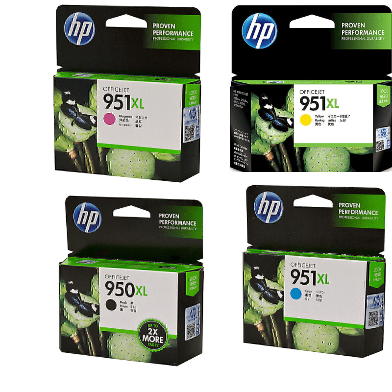 10 Pack Original HP 950XL 951XL Ink Cartridge Set (4BK2C2M2Y) CN045AA CN046AA CN047AA CN048AA