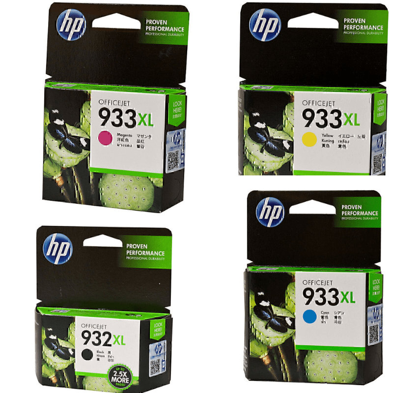 10 Pack Original HP 932XL 933XL Ink Cartridge Set (4BK2C2M2Y) CN053AA CN054AA CN055AA CN056AA