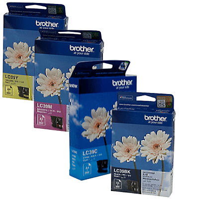 20 Pack Original Brother LC-39 Ink Cartridge Set (5BK5C5M5Y)